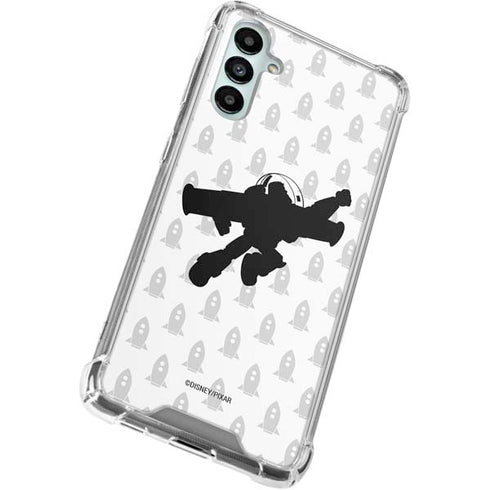 Disney Toy Story Buzz Lightyear Silhouette Galaxy A15 5G Clear Case